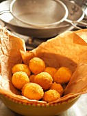 Traditional home made potatoes croquettes, Genoa, Italy