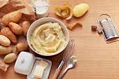Ingredients for mashed potato