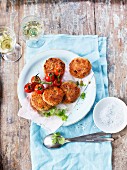 Tomato keftedes (tomatoes fritters, Greece)