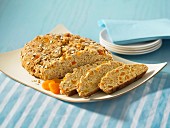 Oat bread with dried apricots