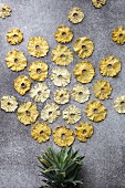 Dried pineapple rings