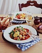 Prawn and tomato stew