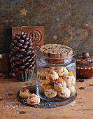 Pinecone pastries with apricots