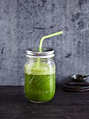 A kale and mango smoothie - 'Green-Eyed Beauty'