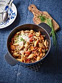 One pot pasta with vegetables