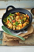 Winter-Curry mit Schwarzkohl und Brokkoli