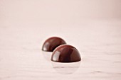 Two praline truffles