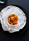 Kimchi (a dish with Chinese cabbage, Korea)