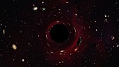 Solar System black hole, illustration