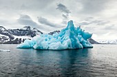 Blue iceberg, Svalbard
