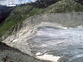 Rhone glacier tongue, Switzerland, 2004