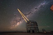 Artificial laser stars at the VLT over Paranal