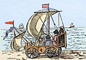 Wind-propelled Carriage, 16th Century