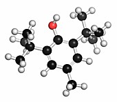 Butylated hydroxytoluene molecule