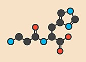 Carnosine food supplement molecule