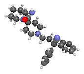 Piritramide opioid analgesic drug molecule