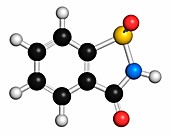 Saccharin artificial sweetener molecule