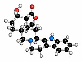 Yohimbine alkaloid molecule