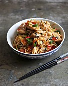 Mie Goreng (fried noodles with chicken, Indonesia)