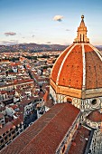 The Santa Maria del Fiore cathedral in Florence, Italy