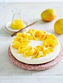 Käsekuchen mit Mango