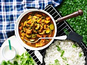 Rich vegetable curry