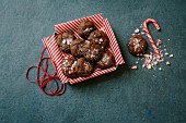 Chocolate peppermint cookies