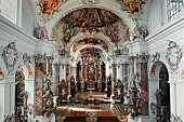 Ottobeuren Abbey in the Allgäu region, Bavaria, Germany
