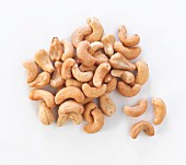 Cashew nuts (top view)