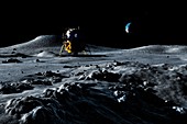 Apollo Lunar Lander, illustration