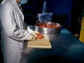 Preparing Apollo space food, 1960s