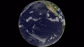 Earth weather systems from space, timelapse