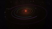 Trappist-1 planet orbits, animation