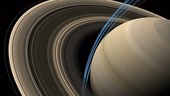 Cassini's final orbits of Saturn, animation