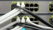 Ports and lights of data centre servers