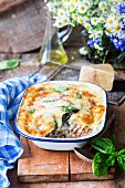Eggplant bake with meat