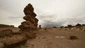 Desert rock formations, time-lapse footage