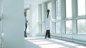 Doctors walking in a corridor