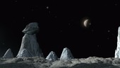 Surface of Callisto, animation