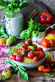 Selection of tomatoes