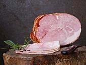 Cooked ham, sliced