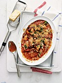 Chicken Cacciatore with Gremolata and Parmesan Topping
