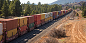 Freight train, Arizona, USA