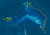 Bahamas, satellite image