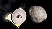 New Horizons encounters 2014 MU69, illustration