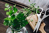 Fresh herbs (thyme and parsley)
