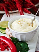 Crayfish with mayonnaise (Sweden)