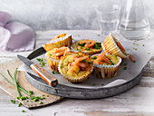 Salmon muffins with coconut flour