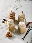 Iced chocolate smoothies