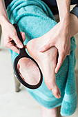 Detection of melanoma on foot